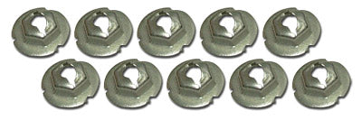 Body Molding Speednut Set - 3/16 (Large 10X) - Clips & Fasteners