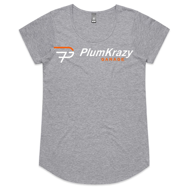 PlumKrazy Garage - Womens Scoop Neck Tee