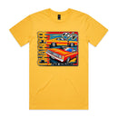 PlumKrazy Garage 6 Pack Screamer Charger Retro Tee