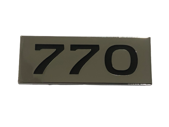 Left Rear Boot Ub770 770 Badge Fender & Boot Lid - Suits VF/VG 770 ( New Forged Tooling )