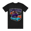 PlumKrazy Garage Triple Charger Retro Tee