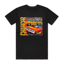 PlumKrazy Garage 6 Pack Screamer Charger Retro Tee