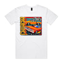 PlumKrazy Garage 6 Pack Screamer Charger Retro Tee