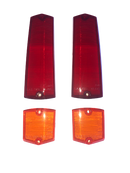 Tail Light & Turn Signal Amber Lens Set Suits AP5, AP6 & VC Ute & Wagon - Steel Die Tooled