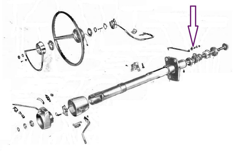 Automatic Column Shift Bushing & Grommet - Suits VC-CM