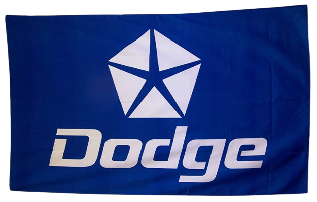Dodge Classic Logo Banner Flag