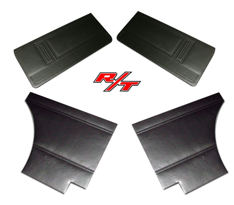 Door Card Set - Valiant Charger R/T with Black Insert