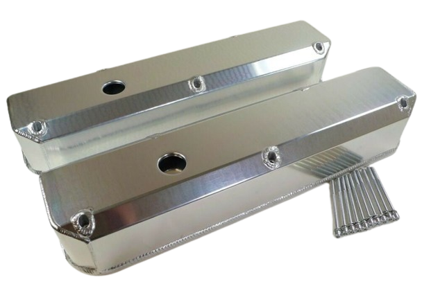 Fabricated Alloy Valve / Rocker Cover Set Suits Chrysler Small Block