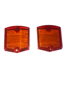 Rear Indicator/Turn Signal Lens Set Amber Suits AP5, AP6 & VC Ute & Wagon - Steel Die Tooled