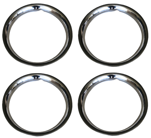 Stainless Steel Dress Ring Set Suits 14" wheels