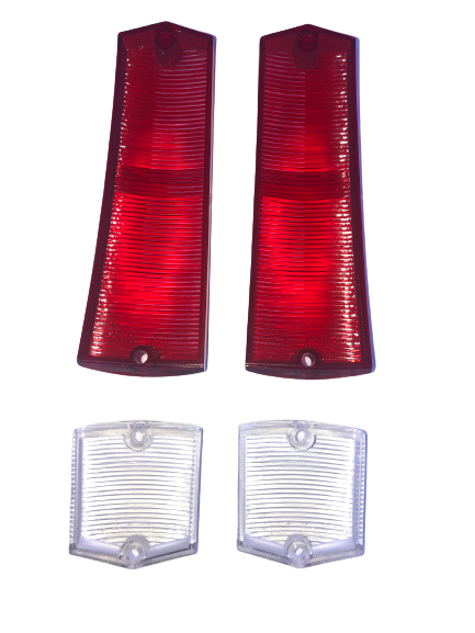 Tail Light & Turn Signal Clear Lens Set Suits AP5, AP6 & VC Ute & Wagon - Steel Die Tooled