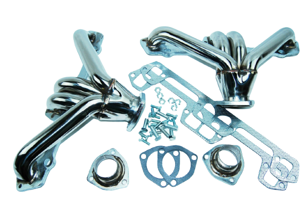 Block Huggers Stainless Steel Suits Small Block V8 - 273/318/340/360