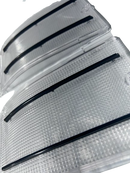 Front indicator/turn Signal Lens Set -With Black Inserts : Suits VF/VG Pacer (Matched Pair)