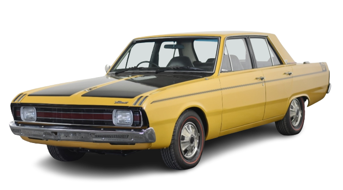 Vg Pacer Rear Sticker Seat Skin Cover Set - Valiant VG Pacer Sedan - Roebuck Vinyl