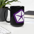 Pentastar Black Glossy Mug