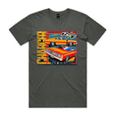 PlumKrazy Garage 6 Pack Screamer Charger Retro Tee
