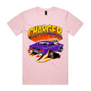 PlumKrazy Garage Charger Retro Tee