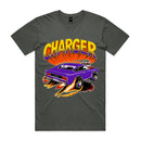 PlumKrazy Garage Charger Retro Tee