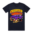 PlumKrazy Garage Charger Retro Tee