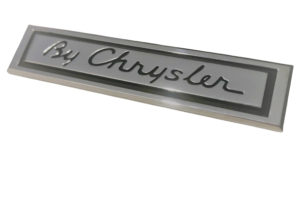 Chrysler Script Emblems By Chrysler Script Plate Badge - AP5, AP6 & VC