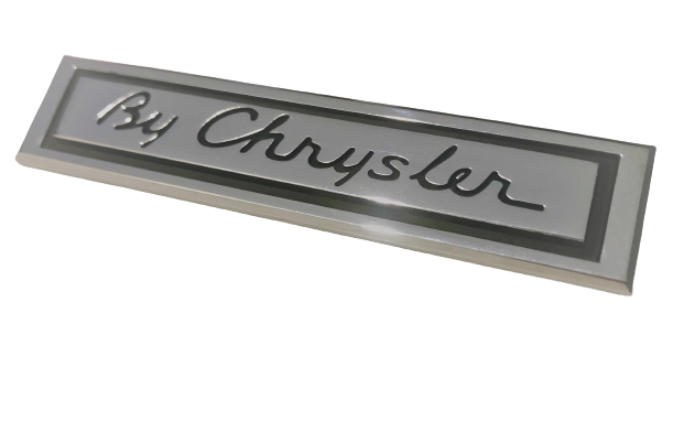 By Chrysler Script Plate Badge - AP5, AP6 & VC