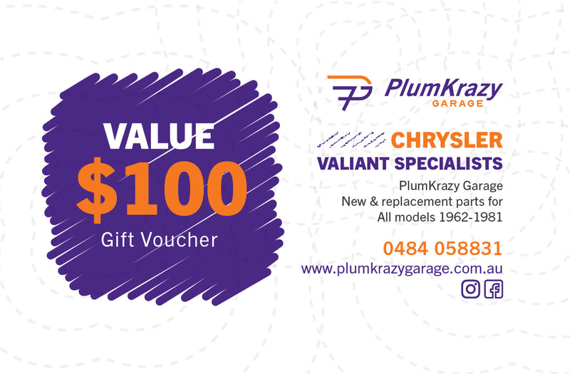 Gift Card- PlumKrazy Garage