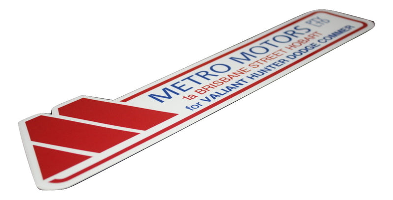 Metro Motors - Decals
