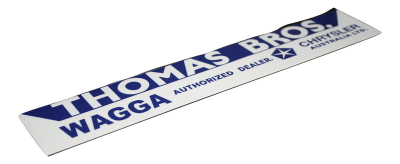 Thomas Bros of Wagga - Decals