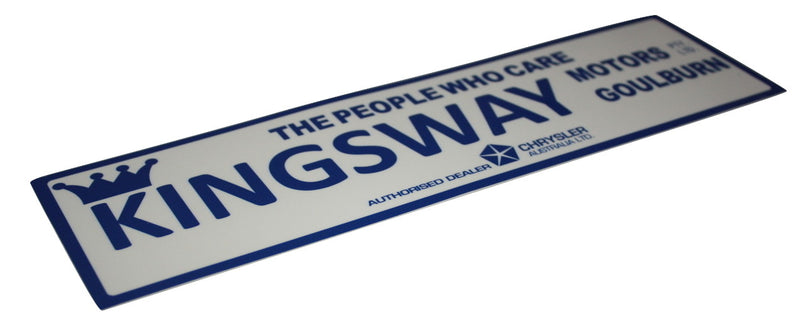 Kingsway Motors of Goulburn - Decals