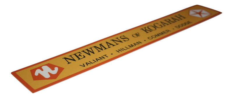 Newmans of Kogarah - Decals