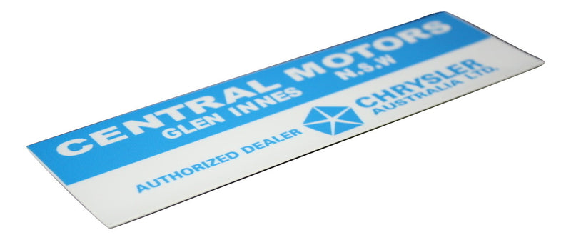 Central Motors of Glen Innes - Decals