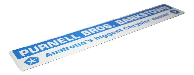 Purnell Bros. of Bankstown - Decals