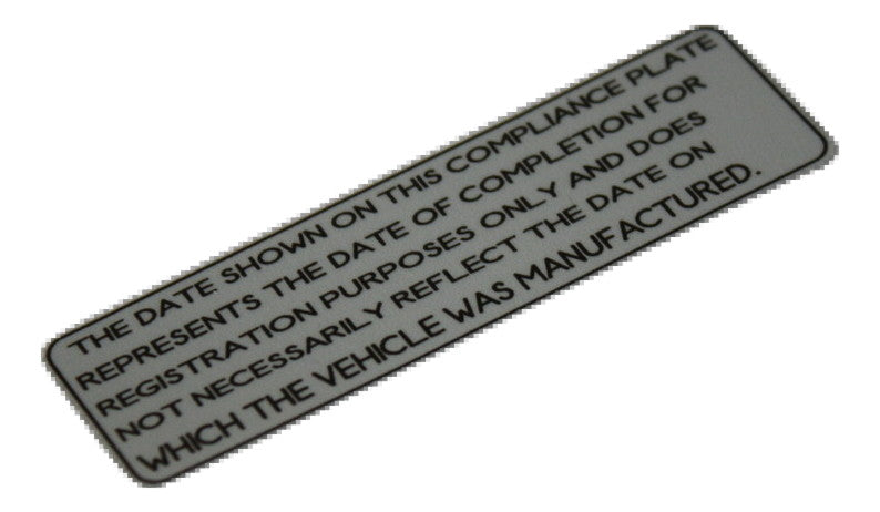 Compliance Cowl Decal CL/CM - Decals