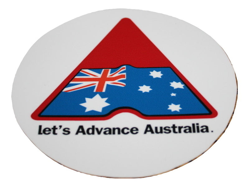Let's Advance Australia - Period Correct Decal - Decals