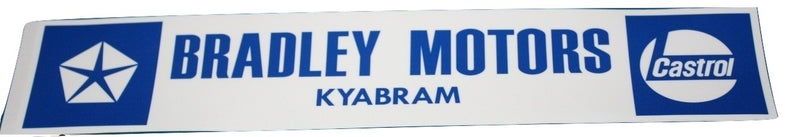 Bradley Motors of Kyabram - Decals