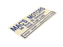 Mac's Motors of Deniliquin Dealer Decal