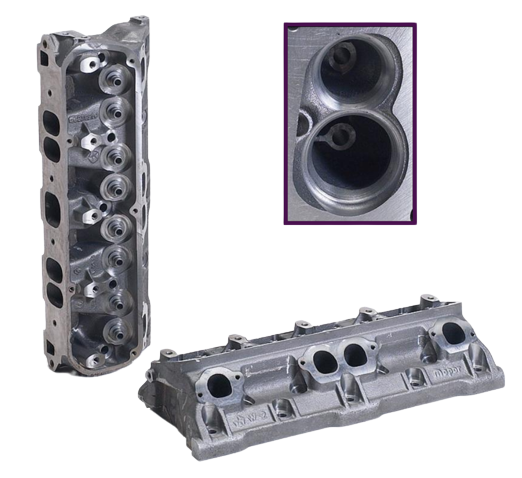 Mopar Performance W2 Cast Iron Race Cylinder Head 65cc Chamber - Suits