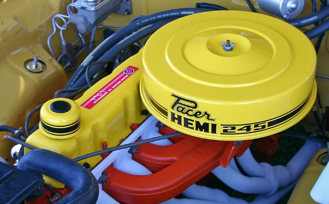 Image 2: VG Pacer Hemi 245 Air Cleaner & Oil Cap Stripe Set - Decals