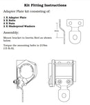 Seatbelt Retractor Lift Plate Offset - Short