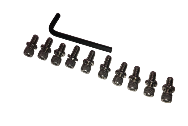 Stainless Rocker Cover Bolt Set  - Suits Chrysler Small block  with Tin Covers