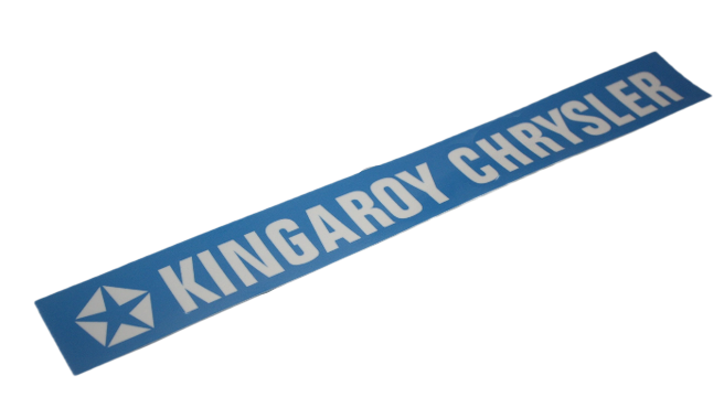 Kingaroy Chrysler Dealer Decal : Queensland
