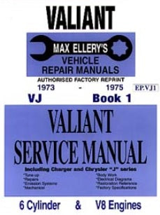 Workshop Service Manual : VJ Book 1 - Books & Literature