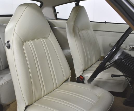 Seat Skin Cover Set - Valiant VJ Charger - 5 Pleat Long Grain High Back Tilt (No Recline)