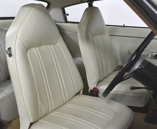 Seat Skin Cover Set - Valiant VJ Charger - 5 Pleat Roebuck High Back Tilt (No Recline)