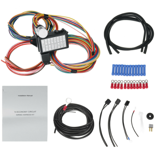 Universal Wiring Harness 12 Circuit