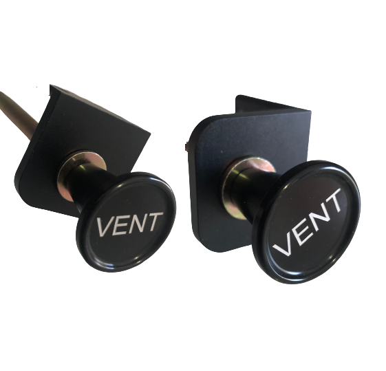 Vent Cable Set (Billet Fittings) - Suits VH-CM Models