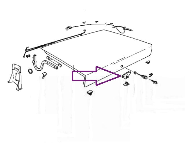 Boot Lid Latch - Suits AP-CM Sedan, VF-VG Hardtop & VH-CL Charger