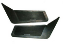 Mud flap Set, Front - Suits AP5 AP6 VC