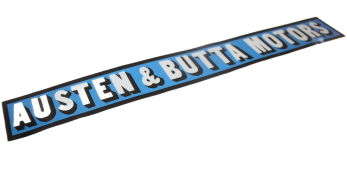Austen & Butta Motors (Late) NSW : Dealership Decal