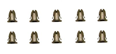 Badge Retainer Clip Pack (10) - Large